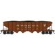 Class H21a 4-Bay Hopper - Ready to Run -- Pennsylvania Railroad 137945 (Tuscan, Shadow Keystone), HO, Bowser Manufacturing Co. 4