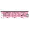 Pullman-Standard 4750 3-Bay Covered Hopper - Kit -- West Bend Elevator RREX 4293 (pink, black), HO, Accurail Inc 81822
