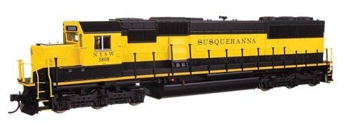 EMD SD60 Spartan Cab - Standard DC -- New York, Susquehanna and Western Railway 3808, HO, WalthersMainline 9769