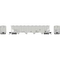 Procor 5820 Covered Hopper - Ready to Run -- Dow Chemical DCLX (gray, black, Reporting Marks Only), N, Rapido Trains Inc 560008A