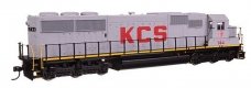 EMD SD60 Spartan Cab - Standard DC -- Kansas City Southern 744, HO, WalthersMainline 9767