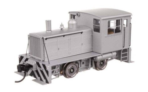 Plymouth ML-8 Industrial Switcher - Standard DC -- Silver with Black Stripes, HO, WalthersMainline 10018