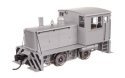 Plymouth ML-8 Industrial Switcher - Standard DC -- Silver with Black Stripes, HO, WalthersMainline 10018