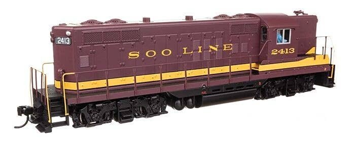 EMD GP9 Phase II with High Hood - ESU(R) Sound and DCC -- Soo Line 2413, HO, WalthersMainline 20502