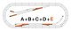 ROCO LINE track set E, HO, Roco 42023