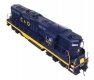 EMD GP9 Phase II - Standard DC -- Chesapeake & Ohio 6071, HO, WalthersProto 49728