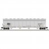 ACF 5800 4-Bay Covered Hopper - Ready to Run - Master(R) -- ACFX 69325 (gray, black, yellow conspicuity marks), N, Atlas Model R