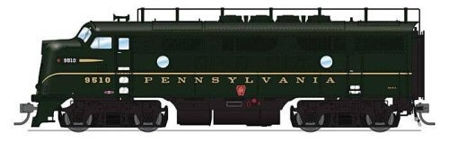 EMD F3 A-Unpowered B Set - Standard DC - Stealth -- Pannsylvania Railroad 9510A, 9510B (, HO, Broadway Limited Imports 9673