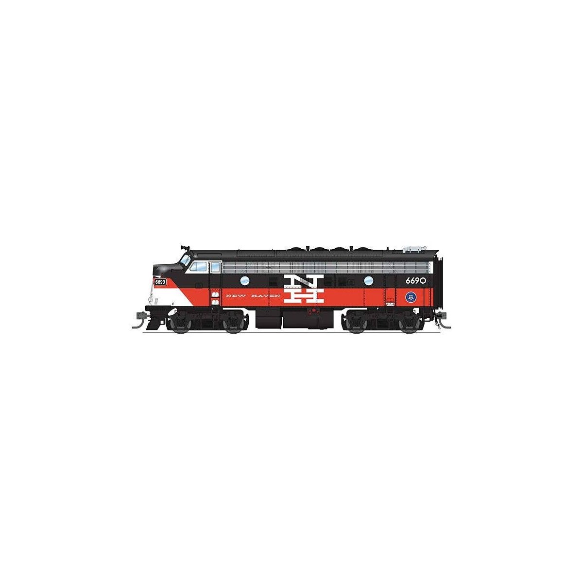 EMD F7A - Sound and DCC - Paragon4(TM) -- Connecticut Department of Transportation CDOT , HO, Broadway Limited Imports 9691