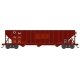 100-Ton 3-Bay Open Hopper - Ready to Run - Executive Line -- Detroit & Mackinac 5923 (Patched, Boxcar Red), HO, Bowser Manufactu