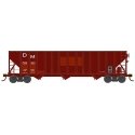 100-Ton 3-Bay Open Hopper - Ready to Run - Executive Line -- Detroit & Mackinac 5923 (Patched, Boxcar Red), HO, Bowser Manufactu