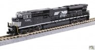 EMD SD70ACU - DCC -- Norfolk Southern 7300 (black, white, Horse Head Logo), N, Kato USA Inc 1768560DCC