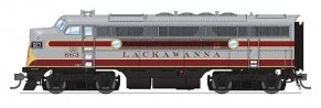 EMD F3A - Standard DC - Stealth -- Delaware, Lackawanna & Western 664 (2020s Steamtown V, HO, Broadway Limited Imports 9665