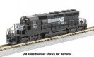 EMD SD40-2 Early Production - DCC -- Norfolk Southern 6111 (black, white), N, Kato USA Inc 1764826DCC