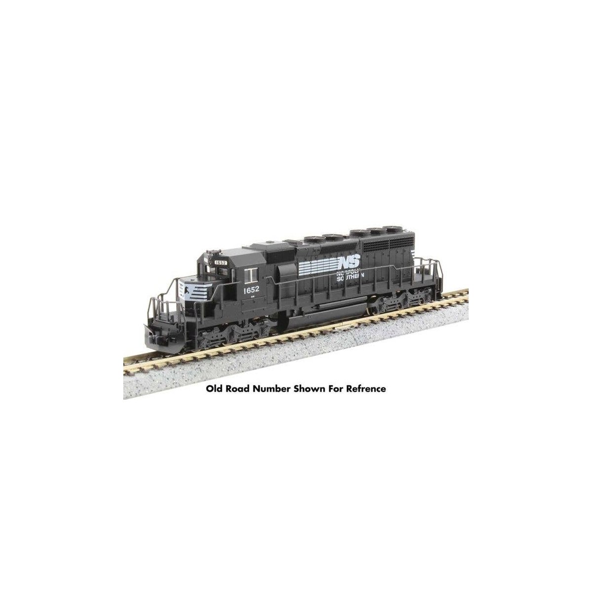 EMD SD40-2 Early Production - DCC -- Norfolk Southern 6111 (black, white), N, Kato USA Inc 1764826DCC