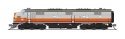 EMD E7A - Standard DC - Stealth Series -- Milwaukee Road 17A (gray, orange, black), N, Broadway Limited Imports 8794