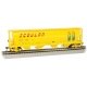 Canadian Cylindrical 4-Bay Grain Hopper - Ready to Run - Silver Series(R) -- Scoular Grain 1687 (yellow), HO, Bachmann Industrie