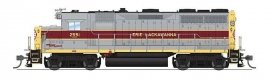 EMD GP35 Low Nose - Sound and DCC - Paragon4(TM) -- Erie-Lackawanna 2560 (gray, maroon, , HO, Broadway Limited Imports 8923