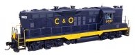 EMD GP9 Phase II - LokSound 5 Sound and DCC -- Chesapeake & Ohio 6029, HO, WalthersProto 42727