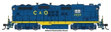 EMD GP9 Phase II - LokSound 5 Sound and DCC -- Chesapeake & Ohio 6052, HO, WalthersProto 42728