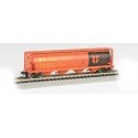 Canadian Cylindrical 4-Bay Grain Hopper - Ready to Run - Silver Series(R) -- Government of Canada CPWX (orange, black, yellow), 