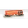 Canadian Cylindrical 4-Bay Grain Hopper - Ready to Run - Silver Series(R) -- Government of Canada CPWX (orange, black, yellow), 