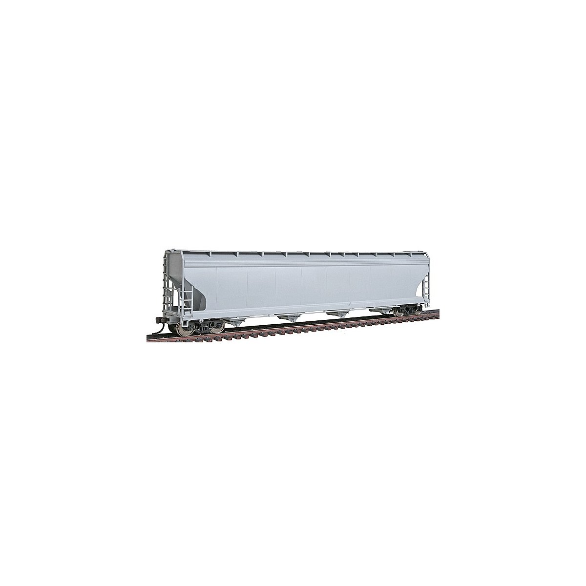 ACF 5701 Centerflow Plastics Hopper - Ready-to-Run - Master(R) -- Undecorated, HO, Atlas Model Railroad Co. 20000000