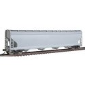 ACF 5701 Centerflow Plastics Hopper - Ready-to-Run - Master(R) -- Undecorated, HO, Atlas Model Railroad Co. 20000000