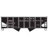 USRA 55-Ton 2-Bay Open Hopper - Kit -- Pere Marquette 14365 (black), HO, Accurail Inc 25341