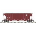 PS-2 4427 3-Bay Covered Hopper - Ready to Run - Master(R) -- BNSF Railway 412122 (Boxcar Red, white, Circle/Cross Logo), N, Atla