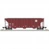 PS-2 4427 3-Bay Covered Hopper - Ready to Run - Master(R) -- BNSF Railway 412122 (Boxcar Red, white, Circle/Cross Logo), N, Atla