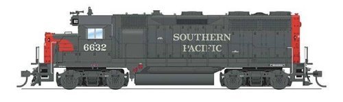 EMD GP35 Low Nose - Sound and DCC - Paragon4(TM) -- Southern Pacific 6632 (gray, red, Ro, HO, Broadway Limited Imports 8931