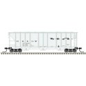 PS-2 4427 3-Bay Covered Hopper - Ready to Run - Master(R) -- Denver & Rio Grande Western 15006 (gray, black), N, Atlas Model Rai