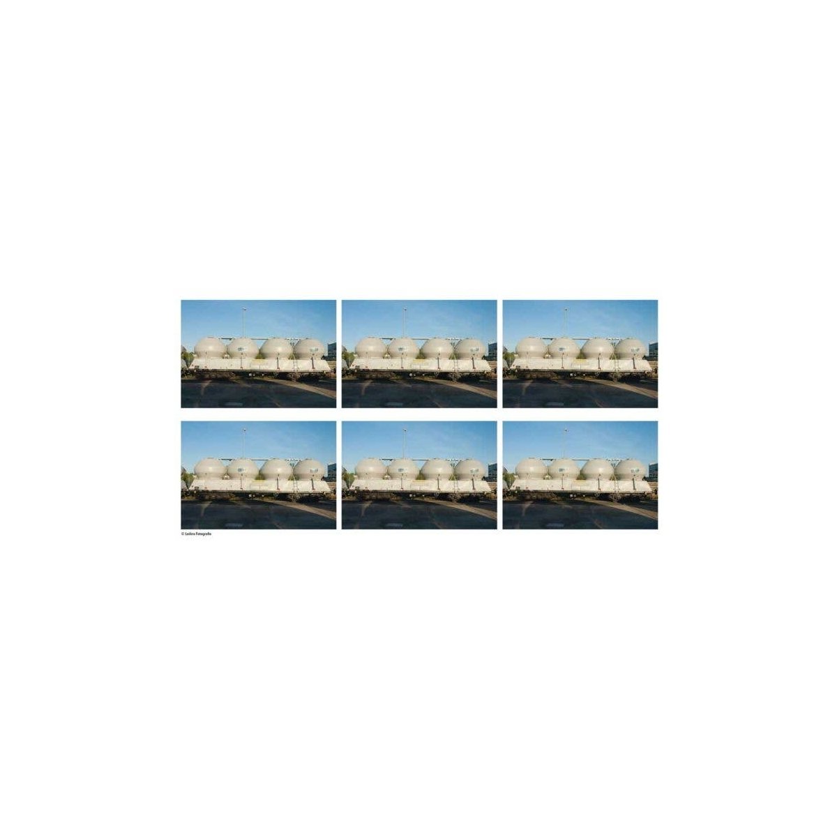 Type Uacs 408S Silo Car 6-Pack - Ready to Run - Minitrix -- CEMET (Era VI 2022, white), N, Trix 18291