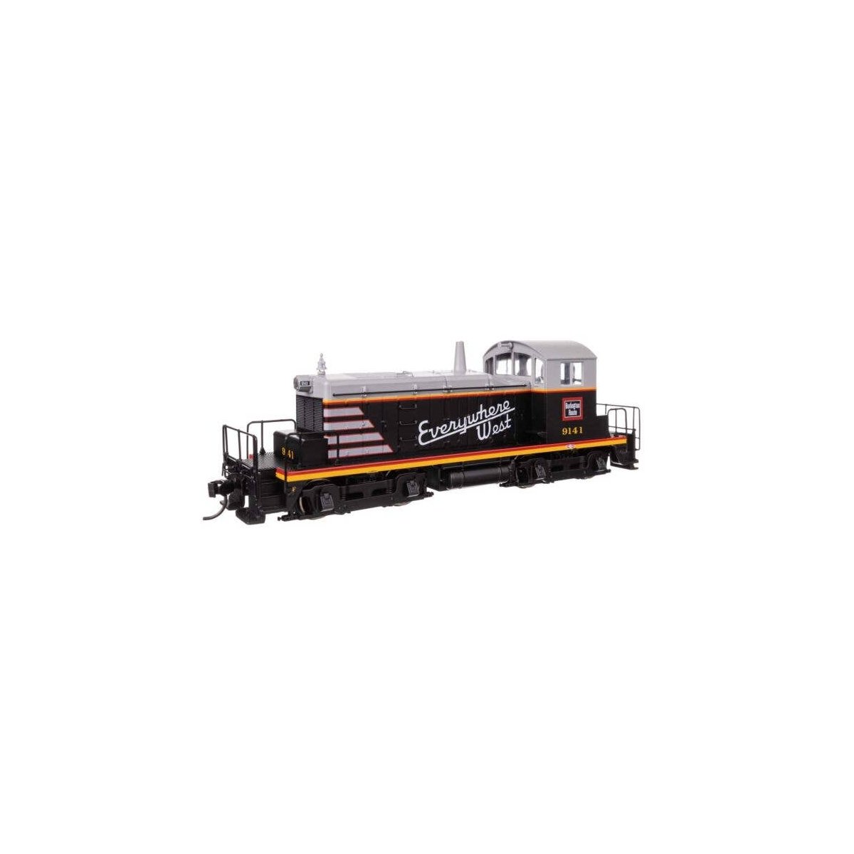 EMD SW1 - ESU(R) Sound & DCC -- Chicago, Burlington & Quincy 9141, HO, WalthersMainline 19240