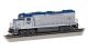 EMD GP38-2 - Standard DC -- Amtrak 726 (Phase V, silver, blue,, HO, Bachmann Industries 61723