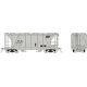 Enterprise 2-Bay Covered Hopper 6-Pack - Ready to Run -- Penn Central Set 1 (gray, black, Small Logo), HO, Rapido Trains Inc 149