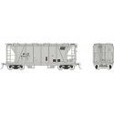 Enterprise 2-Bay Covered Hopper 6-Pack - Ready to Run -- Penn Central Set 1 (gray, black, Small Logo), HO, Rapido Trains Inc 149