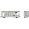Enterprise 2-Bay Covered Hopper 6-Pack - Ready to Run -- Penn Central Set 1 (gray, black, Small Logo), HO, Rapido Trains Inc 149