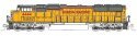 EMD SD70M with Flat Radiators - DCC -- Union Pacific 4444 (Armour Yellow, gray, red, yellow Fra, N, Kato USA Inc 1767618DCC