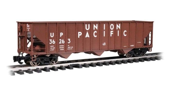 Bethlehem Steel 100-Ton 3-Bay Hopper - Ready to Run -- Union Pacific 36236 (Boxcar Red, white), G, Bachmann Industries 93658