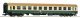 2nd class express train coach, DR, HO, Roco 6200117