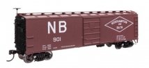 40′ Steel Boxcar with Murphy Ends - Ready to Run -- Northampton & Bath 901, HO, WalthersMainline 41063