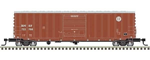 ACF 50′ Precision Design Rib-Side Boxcar - Ready to Run - Master(R) -- Burlington No, HO, Atlas Model Railroad Co. 20007063