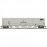 Trinity 5660 PD Covered Hopper - Ready to Run -- ConAgra Mills GACX 8771 (gray, black, red logo, yellow conspicuity stripes), HO