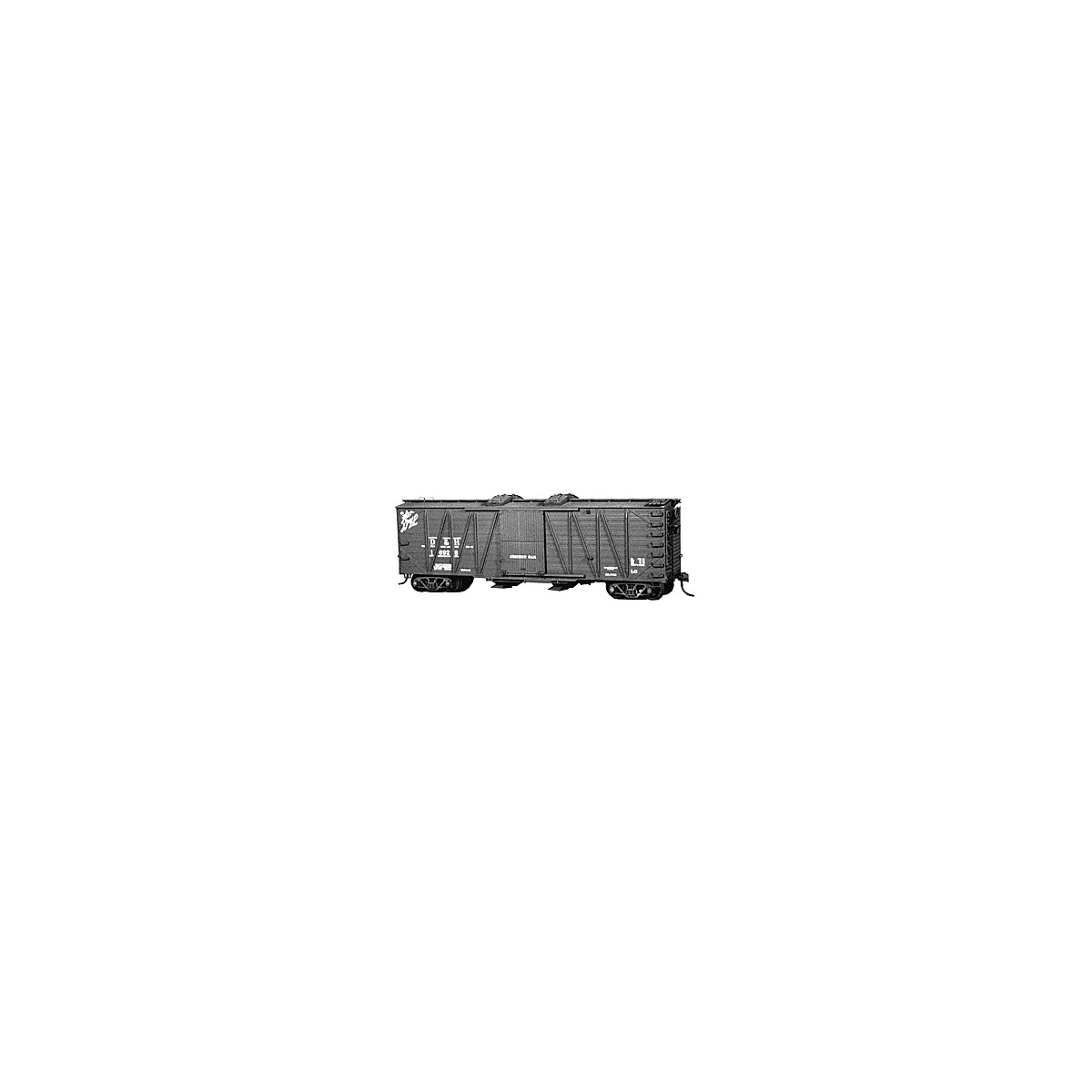 USRA 40′ Boxcar/Covered Hopper Cement Service Conversion - Kit -- Undecorated Single Car, HO, Tichy Train Group 4030