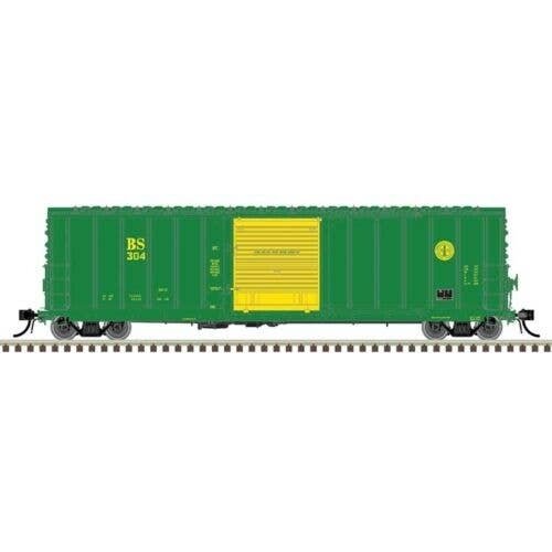 CNCF 5000 50′ Boxcar - Ready to Run - Master(R) -- Birmingham Southern 302 (green, y, HO, Atlas Model Railroad Co. 20007535
