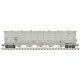 Trinity 5660 PD Covered Hopper - Ready to Run -- Trinity Industries Leasing TILX 5986 (gray, black, yellow conspicuity strip, HO