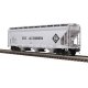 ACF(R) 3-Bay Centerflow Covered Hopper - 3-Rail - Premier -- Erie Lackawana (gray, black, Roadname and Logo), O, Atlas O 3001624
