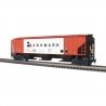 Pullman-Standard PS-4750 Covered Hopper - 3-Rail - Ready to Run - Trainman(R) -- Landmark (white, red, black), O, Atlas O 200163